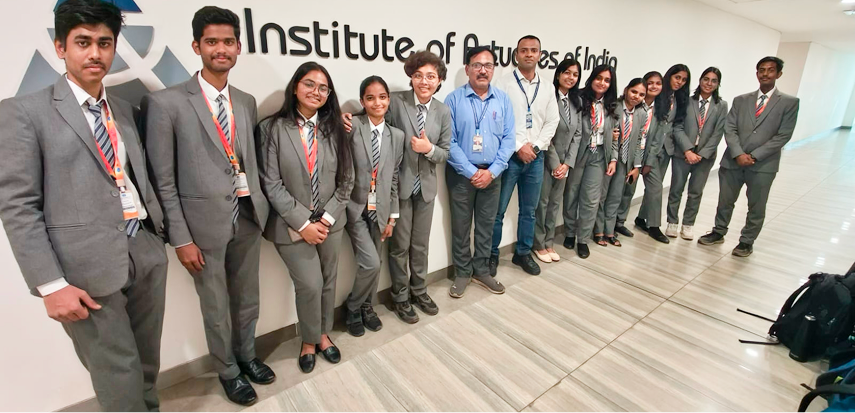 Visit to the Institute of Actuary of India