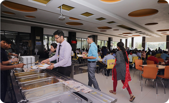 Cafeteria and Dining: Wholesome, Hygienic, and Varied